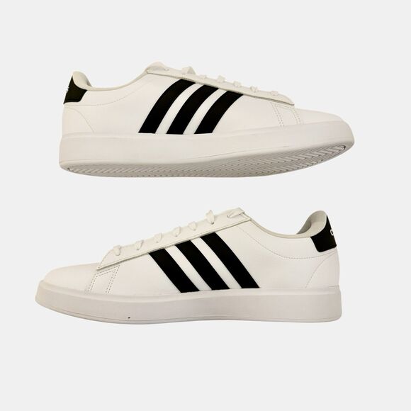 NWT Mens Adidas Grand Court 2.0 White / Black Tennis Shoe  GW9195 New Size 11.5 - Picture 4 of 9